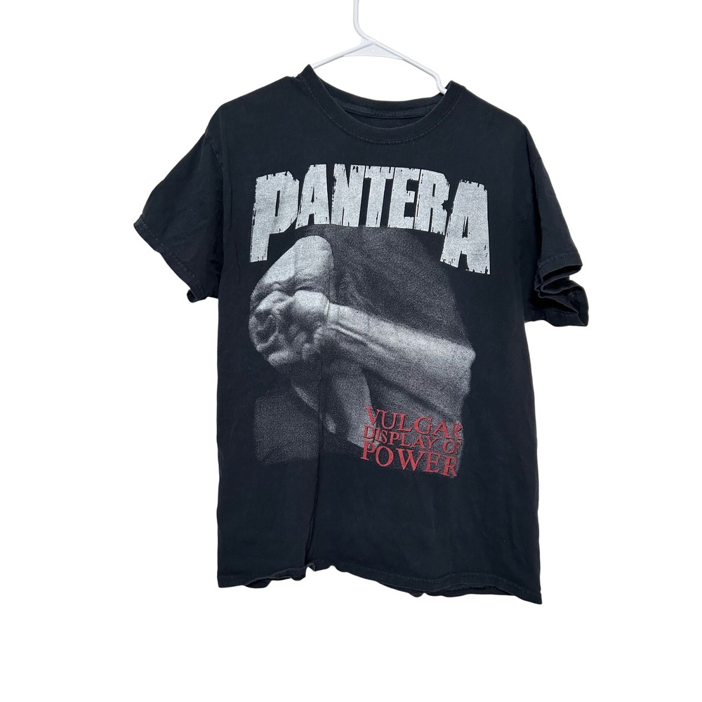 Pantera Vulgar Display of Power Shirt Mens Medium Graphic Rock Tee Heavy Metal